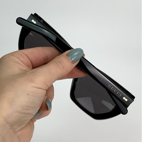 NEW Gucci Sunglasses GG1520 S 001 Black Grey Women Authentic main image 8